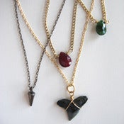 Image of silver spike necklace