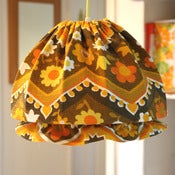 Image of 1970s Lucy "mop cap" lampshade