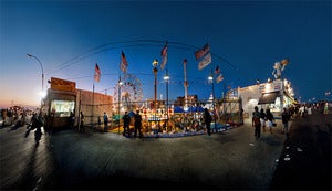 Dusk at Coney Island 