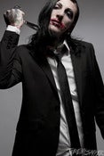 Image of Chris Motionless HORROR Metallic Mini-Print