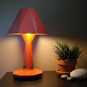 Image of Helen Lamp in red