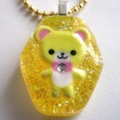 Image of Sweet Yellow Bear Necklace
