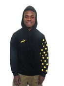 Image of Black polka hoody