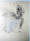 Image of Sailor with Swallows - Limited Edition Two Colour Screen print - Part of The Ocean Series