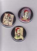Image of Pack of 3 Badges! (3 Loki Demonseed Cartoon designs) - FREE P&P!!