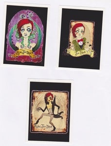 Image of Joe Black - Set of 3 Stickers! (Loki Demonseed Cartoon Designs) - FREE P&P