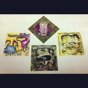 Image of 3S STICKERS !!  4 DIFFERENT ONES !!