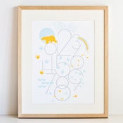 Image of Numbers Print - Neutral