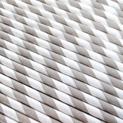 Image of Grey Striped Paper Straws