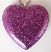 Image of Sweetheart Necklace - Fuchsia