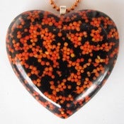 Image of Sweetheart Necklace - Halloween Sprinkles