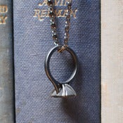 Image of Forever Yours: Ring Pendant - Gunmetal