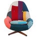 Image of Melanie Porter: Knitted covered swivel chair: Harry