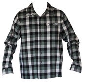 Image of Light SD Flannel Shirt - Black Cream Green