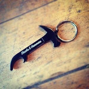 Image of HAMMER SHARK KEYCHAIN BOTTLE OPENER
