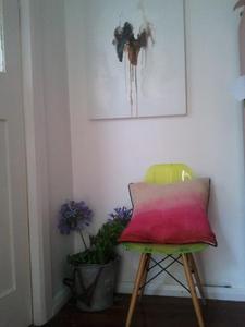 Image of Hessian graduation  cover 45cm x 45cm in Capeach Pink!!