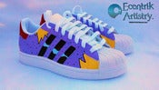Image of "Jinx" Custom Adidas Superstar w. Custom Figure