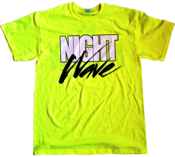 Image of HYPER CRUSH X LA GEAR NIGHT WAVE T-SHIRT (NEON)
