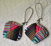 Image of Asymetric and Geometric Diamond Earrings (more colors!)