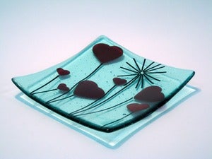 Image of Love Grows Aqua Bowl (small/medium/large)
