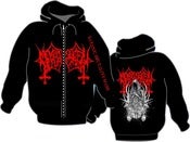 Image of MEMBRO GENITALI BEFURCATOR Satanic Brutality Mass Zip-Hoodie