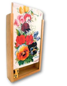 Image of KEEPSAKE BOX: vintage seed catalog, sweet pea
