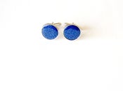 Image of Lapis Blue enamel cuff links