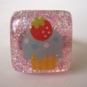Image of Blue Cupcake Ring