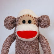 Image of SOLD Sock Monkey - Red Heel