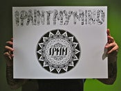 Image of IPaintMyMind Mandala Logo + Text Print - Limited Edition of 25