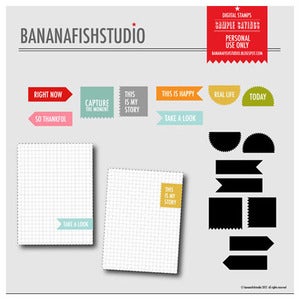 Image of Simple Sayings Digital Stamps