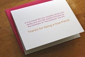 True Friend Card