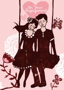 Image of On Your Engagement Greeting Card