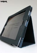 Image of Ash Blue iPad 2 Leather Cover