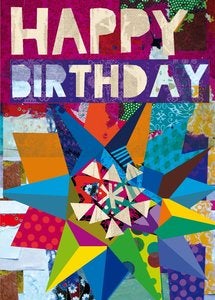 Image of Birthday Star Greeting Card