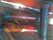 Image of DrumAddict Custom (PVC pipe) Leather stickbag 