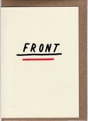 Image of front card