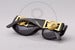 Image of Gianni Versace Mod.424 Black ::: Vintage Sunglasses. Image of Gianni Versace Mod.424 Black ::: Vintage Sunglasses.