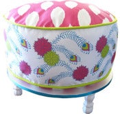 Image of Peacock Pouf