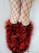 Image of Festival fluffies uv red/brown/black 
