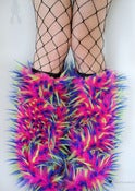 Image of Festival fluffies uv hot pink/blue/lime