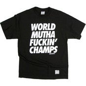 Image of UNDRCRWN "World MF Champ" Tee | Black / White