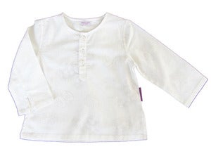 Image of Lily-white Paisley Kurta Shirt