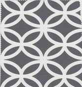 Image of Garden Stool - white on grey