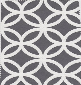 Image of Garden Stool - white on grey