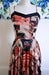Image of Vintage butterfly, paisley, floral, patch print dress.