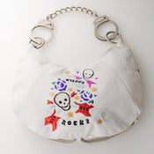 Image of Oh Bondage: "CUFFZ ROCKZ" White 