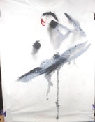 Image of Jordan Cement 4 Custom Tee "Wet Cement 4"