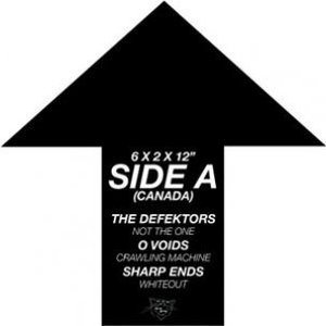Image of Various Artists--6 x 2 x 12"--USA vs. Canada post-punk comp