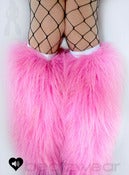 Image of Glitter fluffies uv baby pink